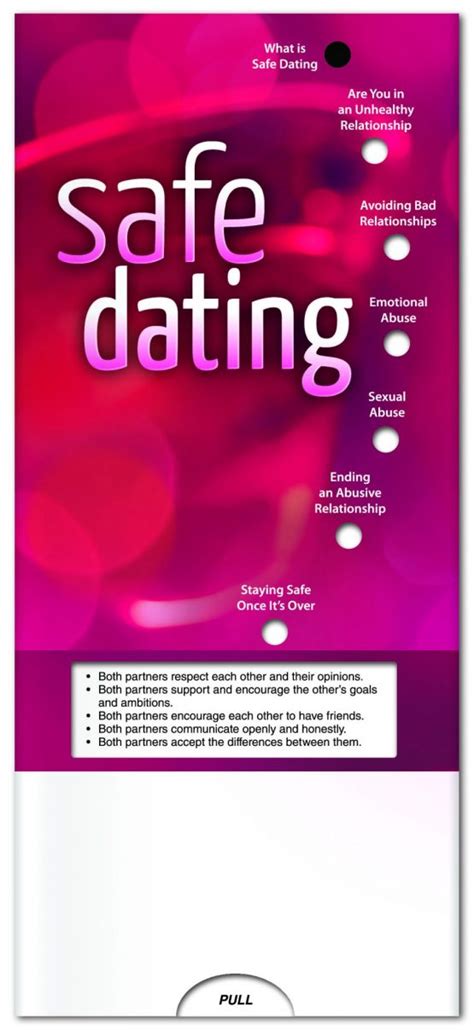 Safe dating arrangement